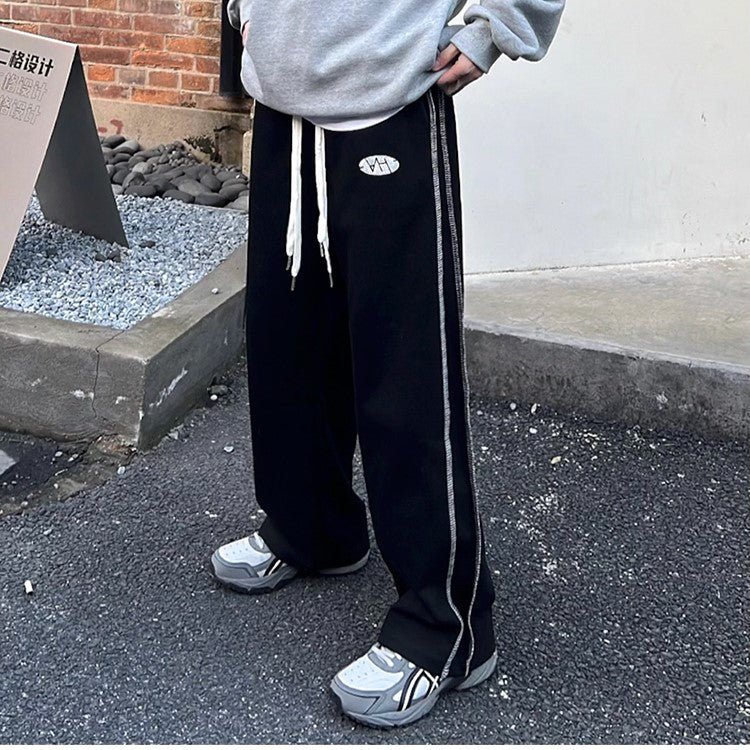 韓国ファッション SELCA-Line wide leg pants-mselca2023aw457-04