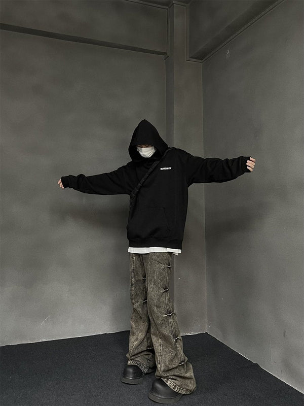 韓国ファッション SELCA-Logo Kangaroo Pocket Parker or-mselca2023aw459-06