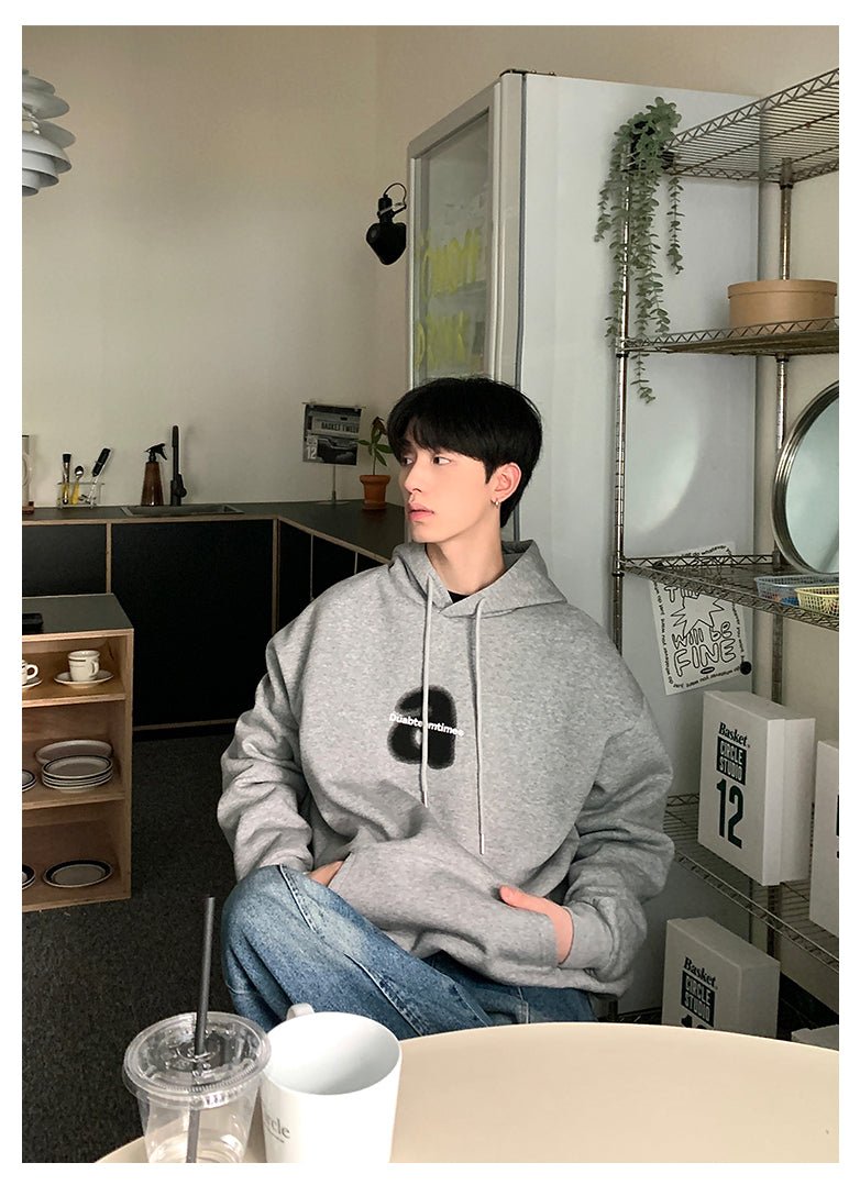 韓国ファッション SELCA-Logo print hoodie-mselca2023aw462-07