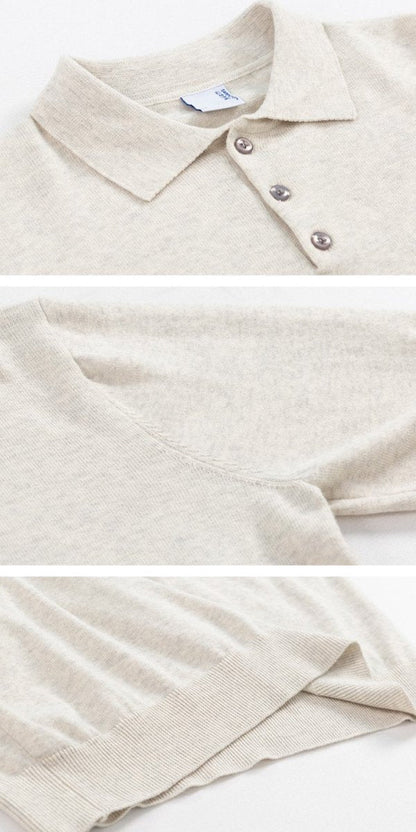韓国ファッション SELCA-Long sleeve polo shirt-mselca2023aw479-07
