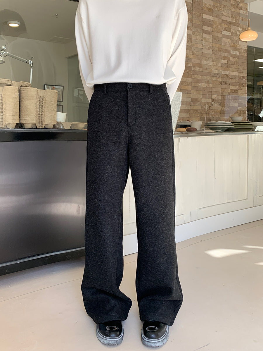 韓国ファッション SELCA-Loos straight pants-mselca2023aw489-04