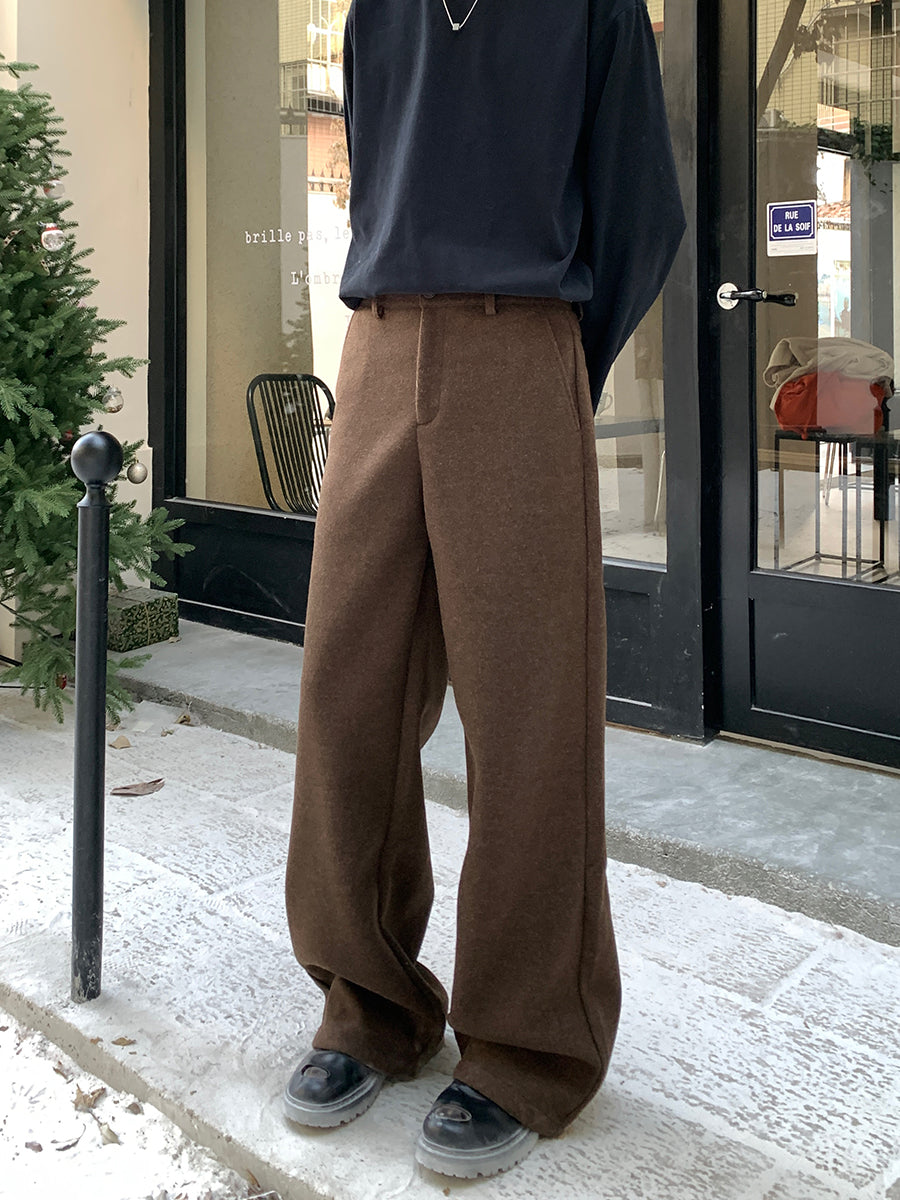 韓国ファッション SELCA-Loos straight pants-mselca2023aw489-05
