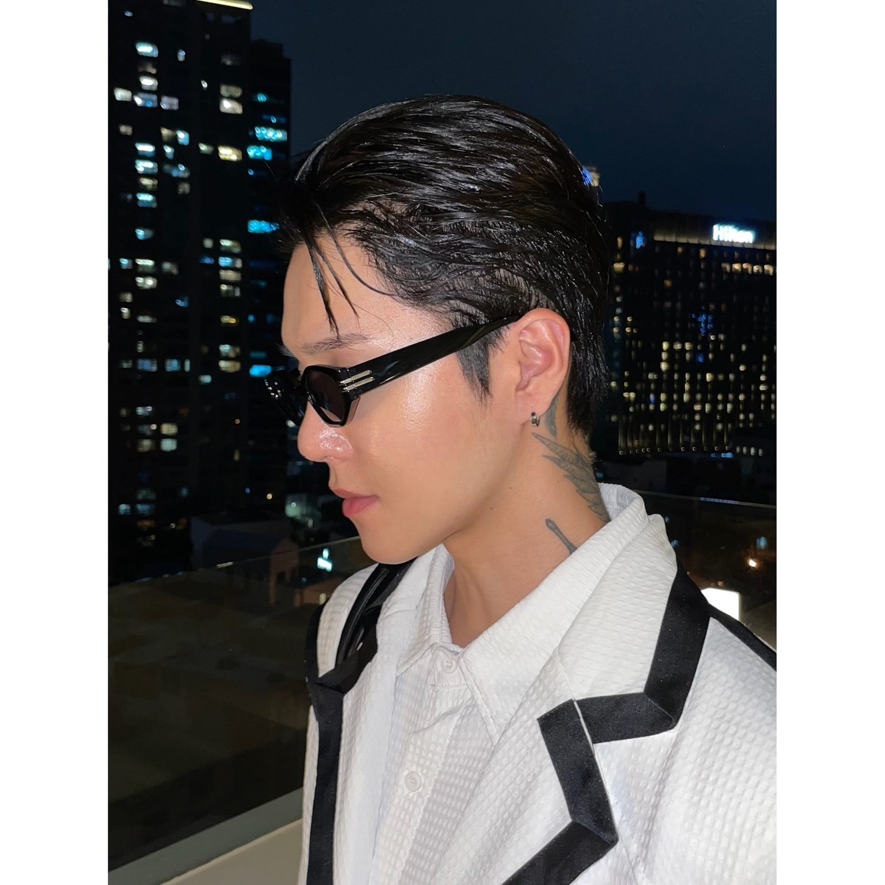 韓国ファッション SELCA-Black Sunglasses-mselca2023aw48-03