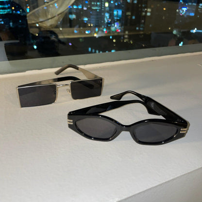 韓国ファッション SELCA-Black Sunglasses-mselca2023aw48-01