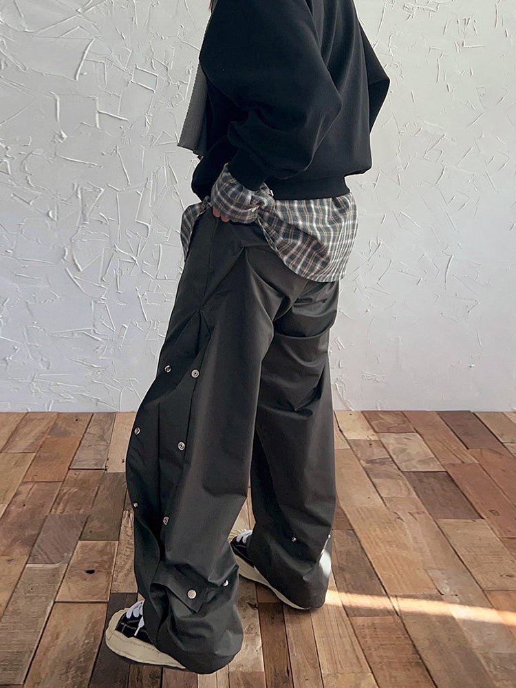 韓国ファッション SELCA-Loose function Casual pants-mselca2023aw495-01