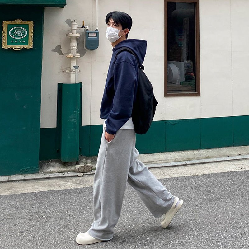 韓国ファッション SELCA-Loose Silhouette Sweatpants-mselca2023aw501-05