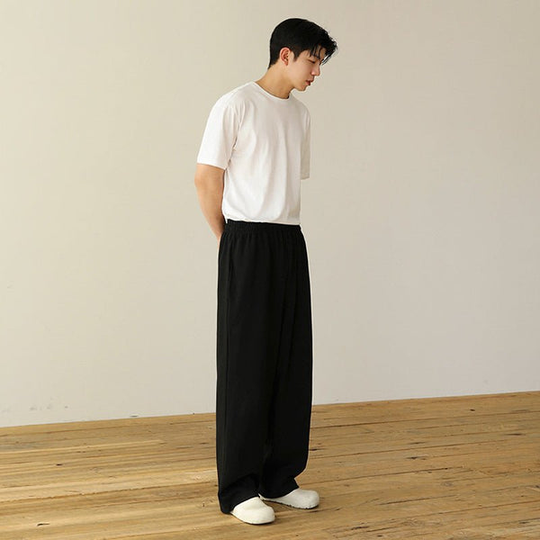 韓国ファッション SELCA-Loose Silhouette Sweatpants-mselca2023aw501-03