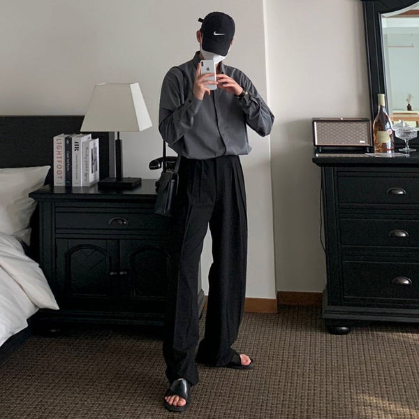 韓国ファッション SELCA-Loose size shirt-mselca2023aw502-04