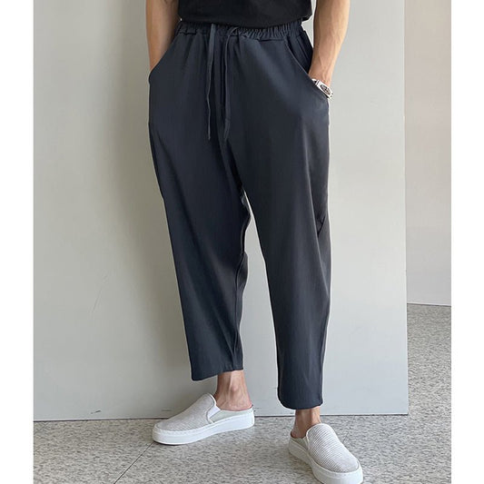 韓国ファッション SELCA-Loose stretch pants-mselca2023aw503-01