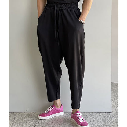 韓国ファッション SELCA-Loose stretch pants-mselca2023aw503-04