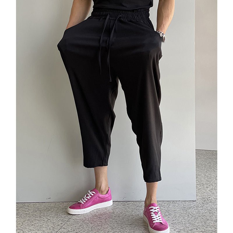 韓国ファッション SELCA-Loose stretch pants-mselca2023aw503-05