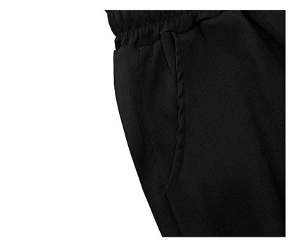 韓国ファッション SELCA-Loose stretch pants-mselca2023aw503-09