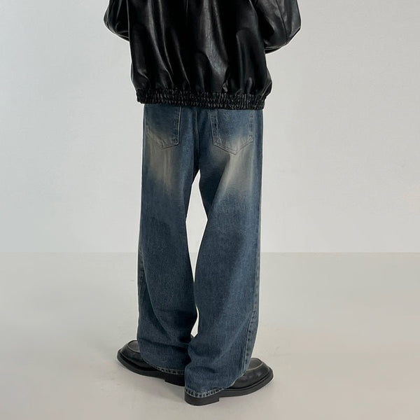 韓国ファッション SELCA-Loose wide denim pants-mselca2023aw507-02