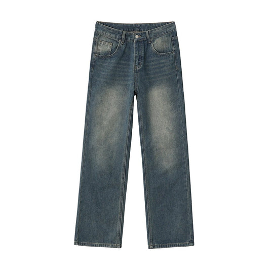 韓国ファッション SELCA-Loose wide denim pants-mselca2023aw507-01
