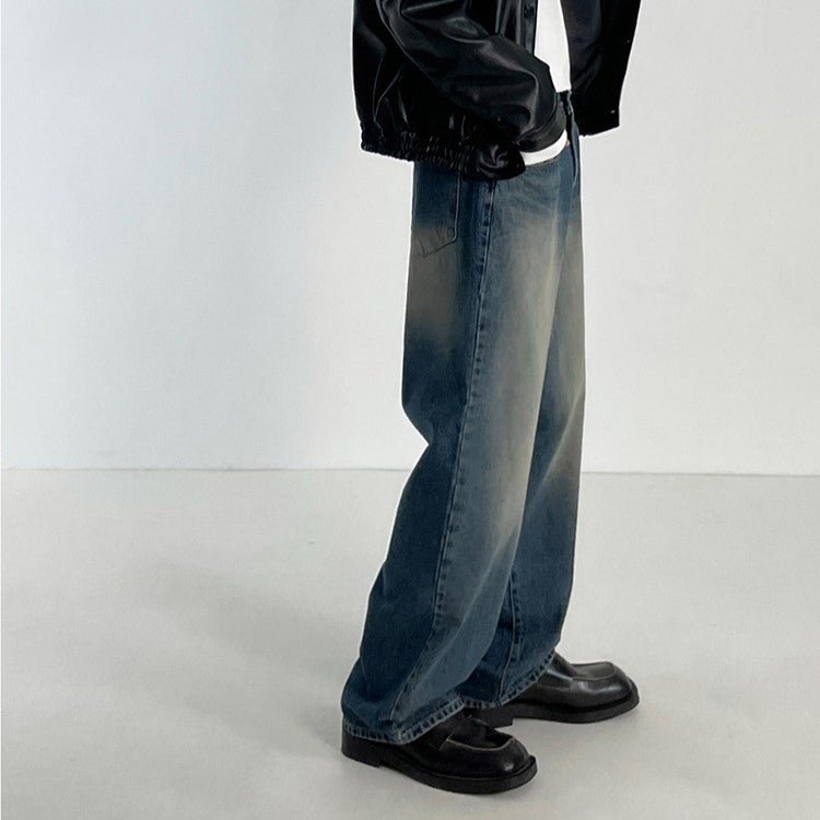 韓国ファッション SELCA-Loose wide denim pants-mselca2023aw507-04