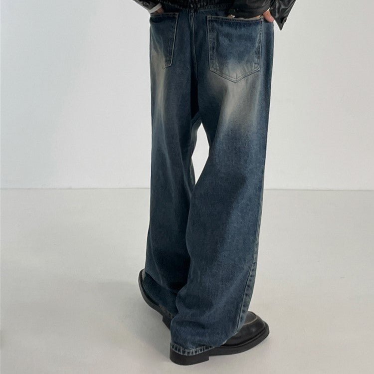 韓国ファッション SELCA-Loose wide denim pants-mselca2023aw507-05