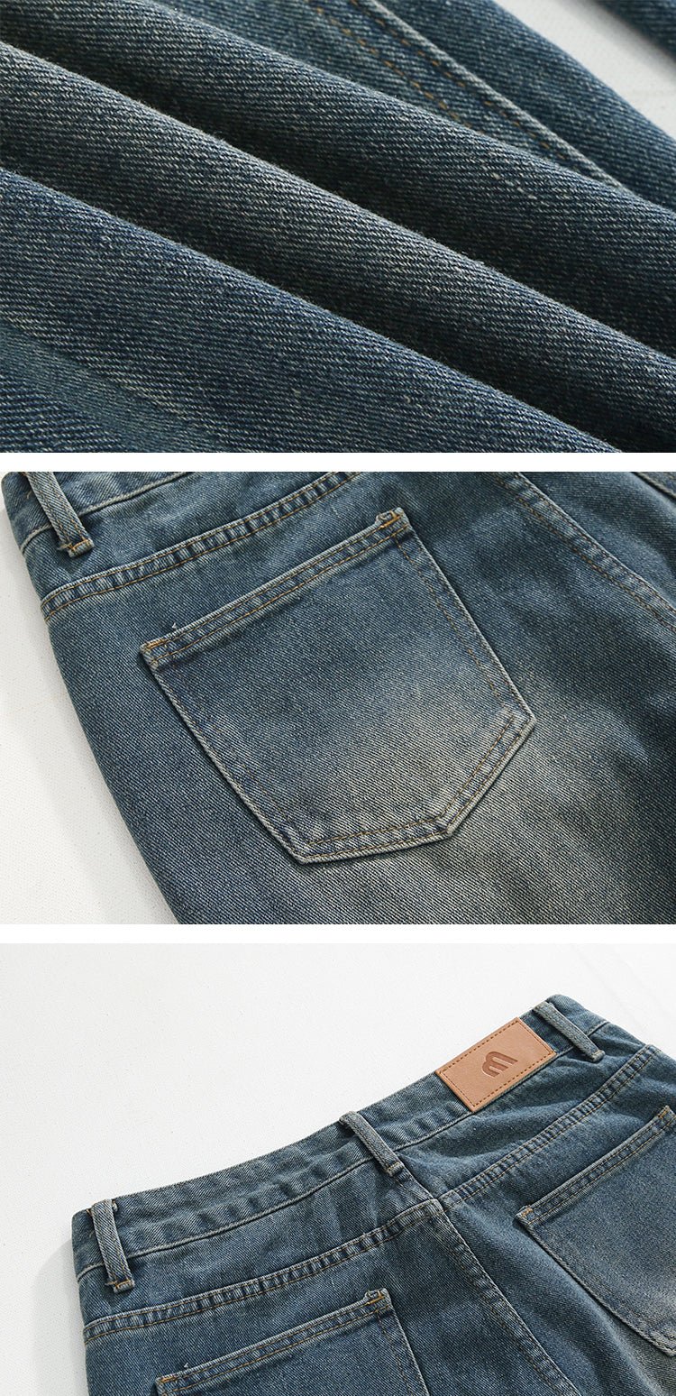 韓国ファッション SELCA-Loose wide denim pants-mselca2023aw507-08