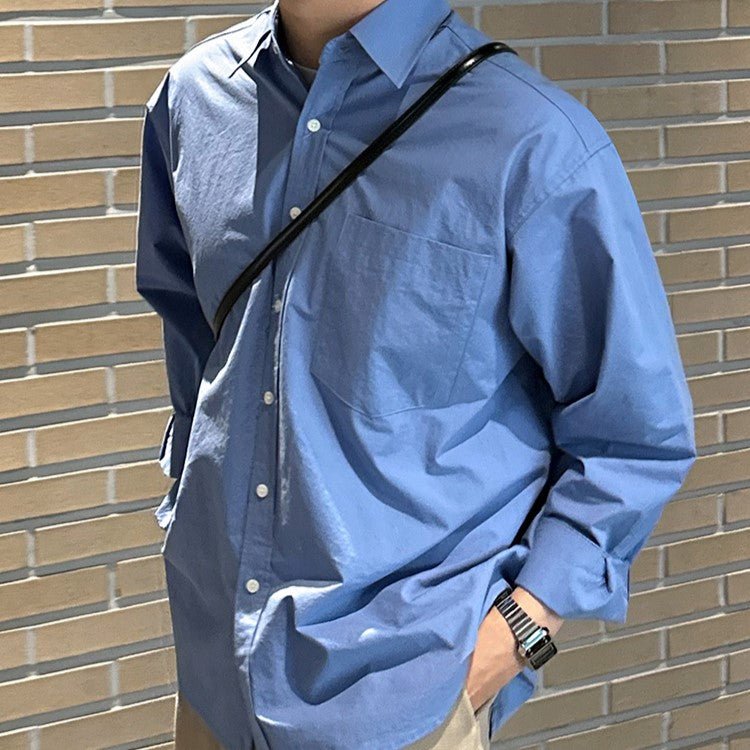 韓国ファッション SELCA-Men's color shirt-mselca2023aw517-04