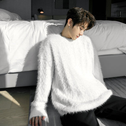 韓国ファッション SELCA-mohair knit sweater-mselca2023aw527-011