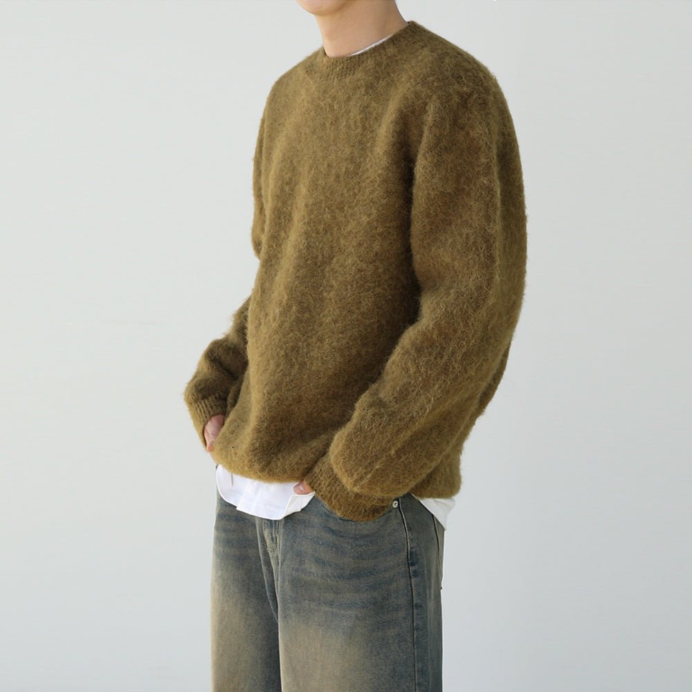 韓国ファッション SELCA-Mohair Knit Tops-mselca2023aw528-02