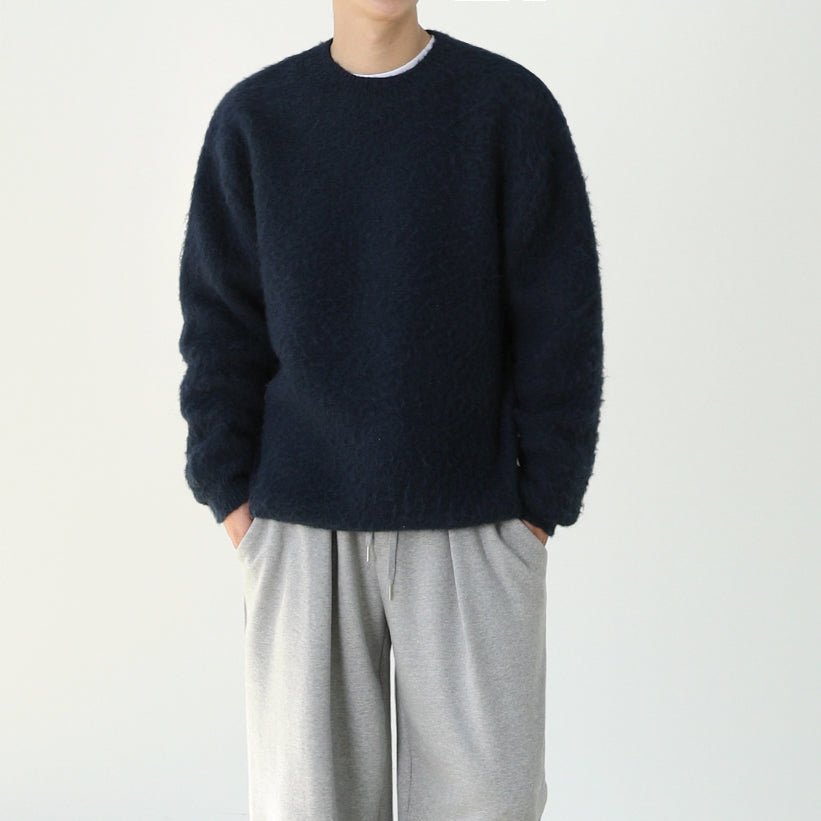 韓国ファッション SELCA-Mohair Knit Tops-mselca2023aw528-03
