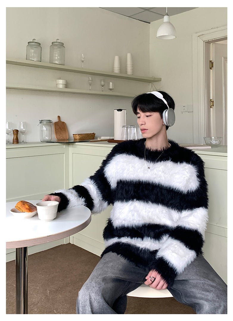 韓国ファッション SELCA-Moheannit pullover-mselca2023aw529-010