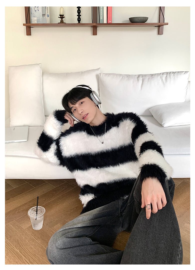 韓国ファッション SELCA-Moheannit pullover-mselca2023aw529-08