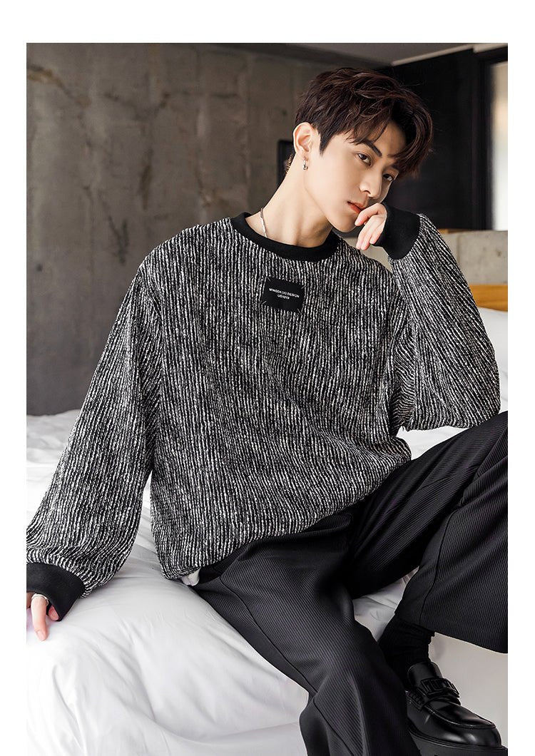 韓国ファッション SELCA-Monotone sweatshirt-mselca2023aw534-05
