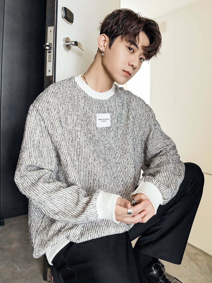 韓国ファッション SELCA-Monotone sweatshirt-mselca2023aw534-02