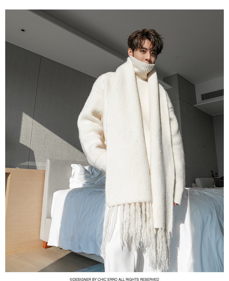 韓国ファッション SELCA-Mufflear knit sweater-mselca2023aw538-06