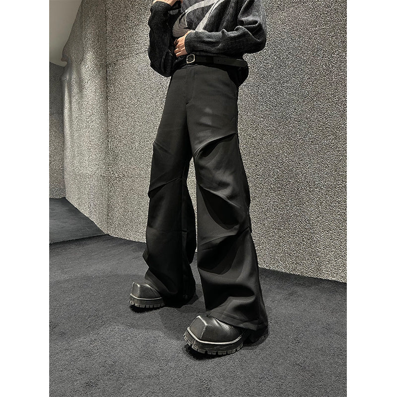 韓国ファッション SELCA-Multi Pleats Slacks-mselca2023aw539-02