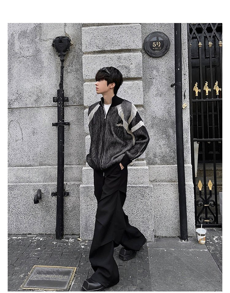 韓国ファッション SELCA-Multi Pleats Slacks-mselca2023aw539-07