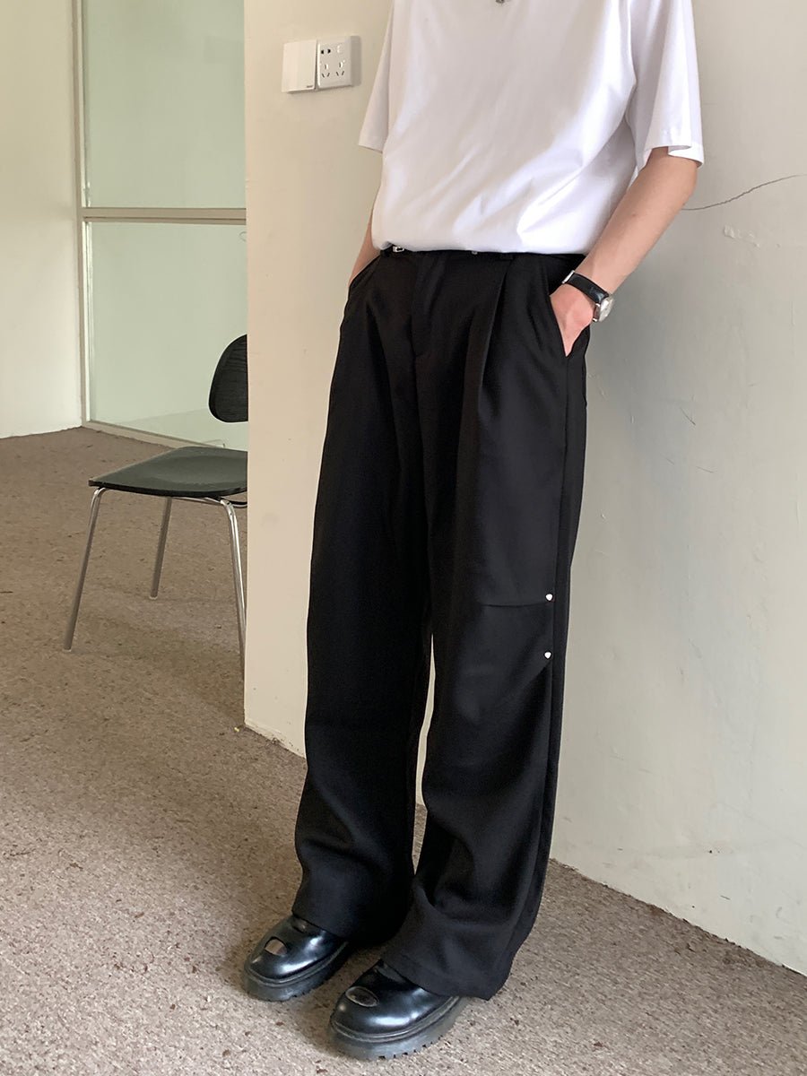 韓国ファッション SELCA-Multifunctional loose pants-mselca2023aw540-07