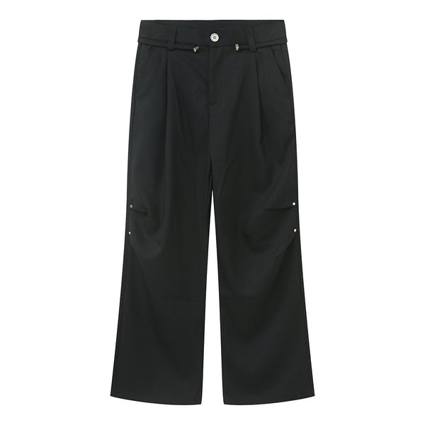 韓国ファッション SELCA-Multifunctional loose pants-mselca2023aw540-09