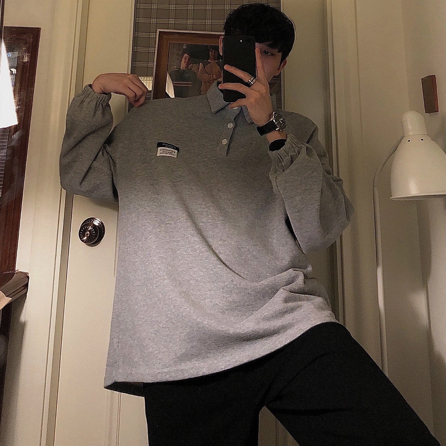 韓国ファッション SELCA-One-point sweatshirt-mselca2023aw556-03