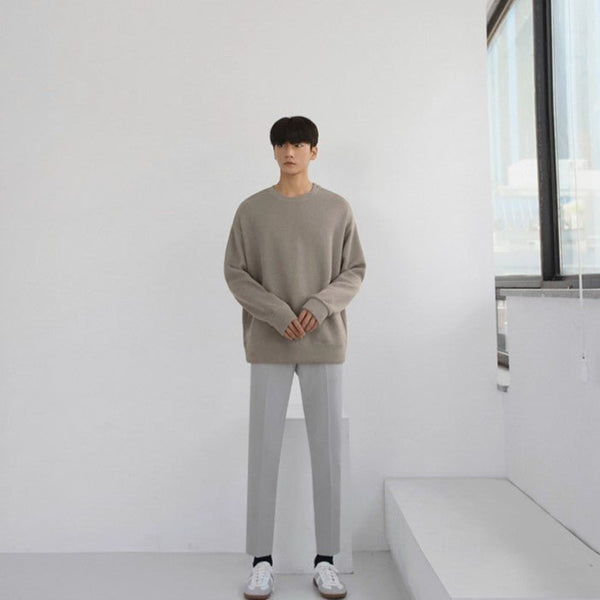 韓国ファッション SELCA-Over -size knit sweater-mselca2023aw576-05