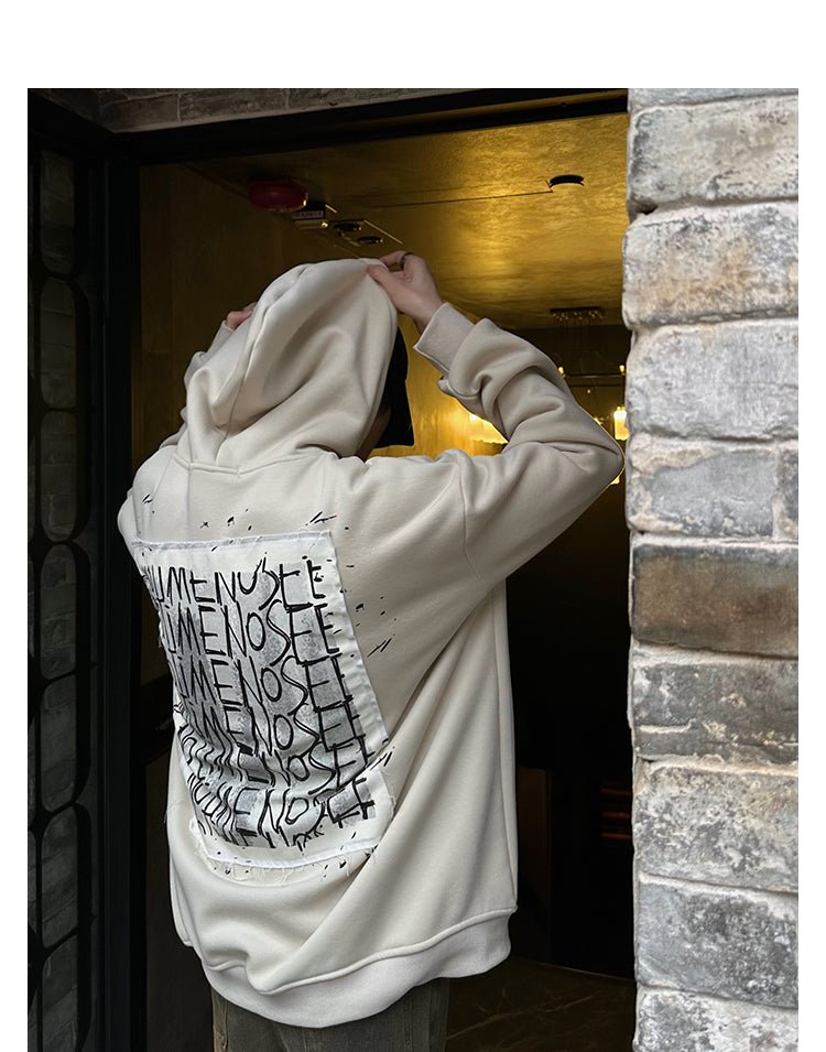 韓国ファッション SELCA-Over -size logo hoodie-mselca2023aw580-013