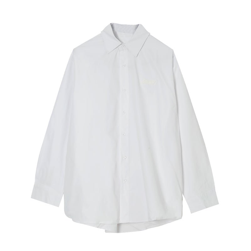 韓国ファッション SELCA-Over -size logo shirt-mselca2023aw581-02