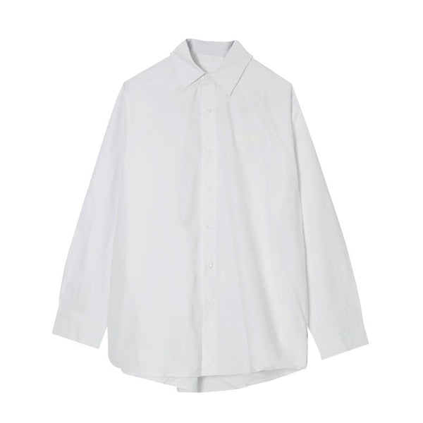 韓国ファッション SELCA-Over -size logo shirt-mselca2023aw581-02