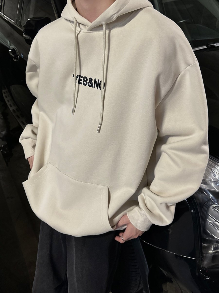 韓国ファッション SELCA-Oversized embroidery hoodie-mselca2023aw589-06