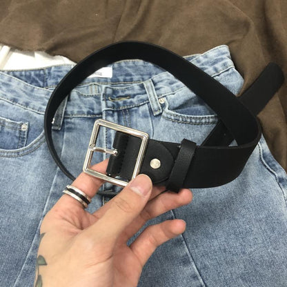 韓国ファッション SELCA-Pin buckle belt-mselca2023aw596-03