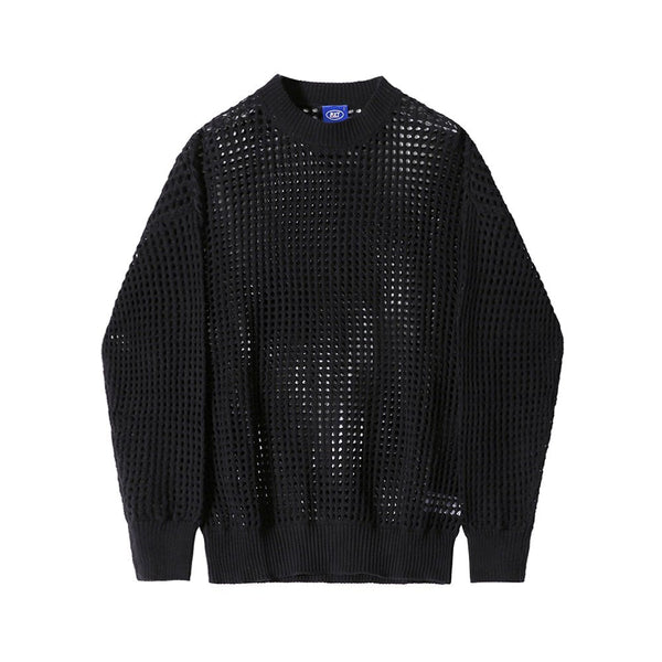 韓国ファッション SELCA-plaid knit sweater-mselca2023aw597-06
