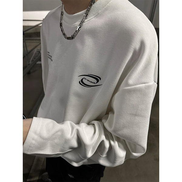 韓国ファッション SELCA-Print long sleeve sweatshirt-mselca2023aw620-04