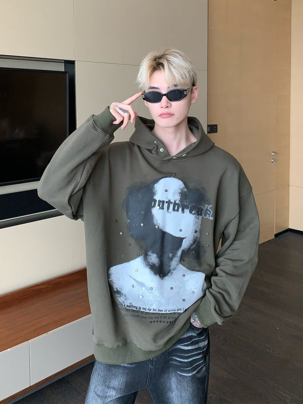 韓国ファッション SELCA-Print Parker-mselca2023aw621-04