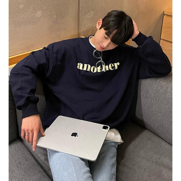 韓国ファッション SELCA-Printed Round Neck Shirt-mselca2023aw626-04