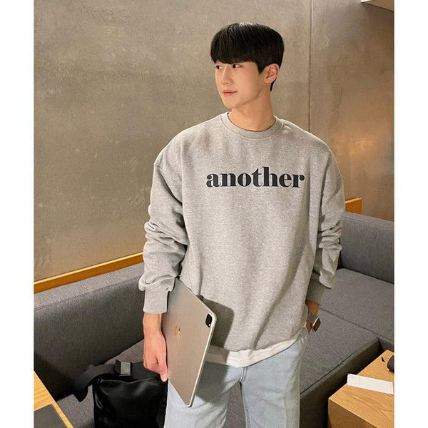 韓国ファッション SELCA-Printed Round Neck Shirt-mselca2023aw626-05