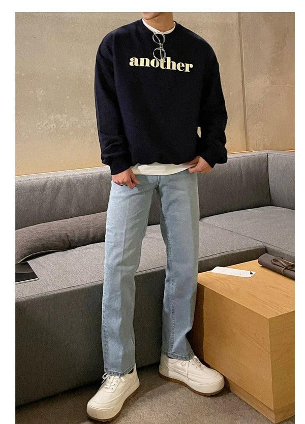 韓国ファッション SELCA-Printed Round Neck Shirt-mselca2023aw626-06