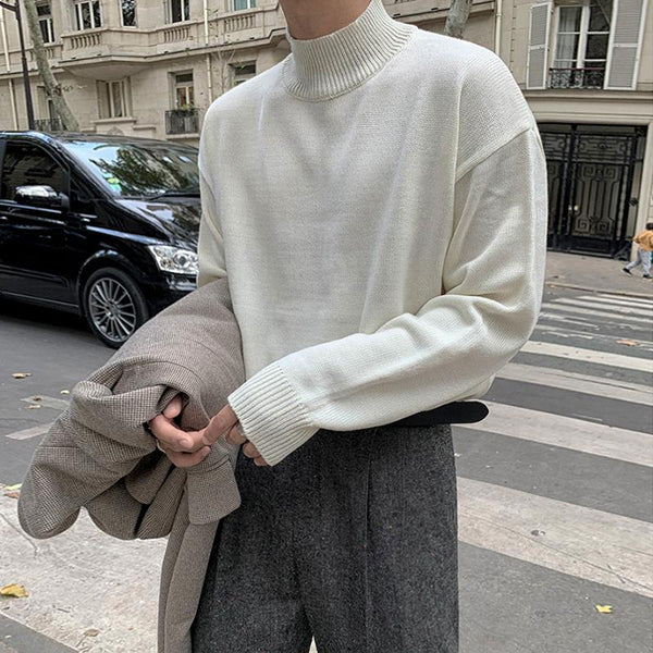 韓国ファッション SELCA-Pullover Base Shirt-mselca2023aw629-02