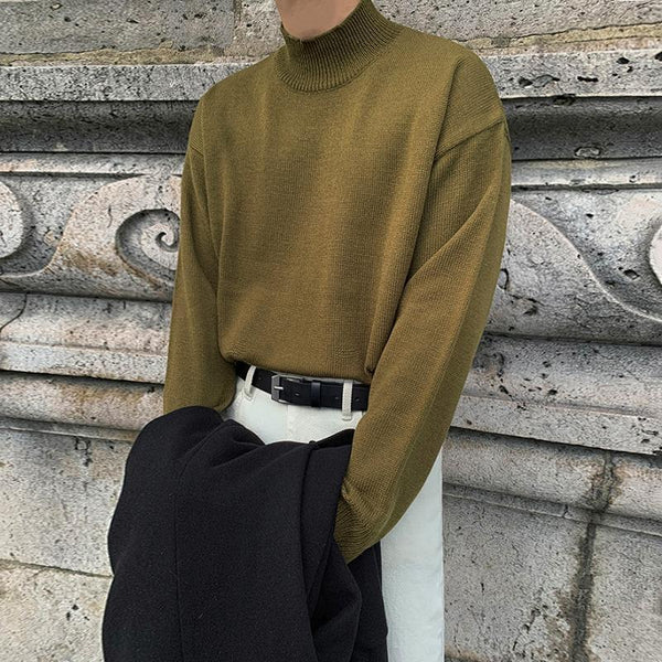 韓国ファッション SELCA-Pullover Base Shirt-mselca2023aw629-03