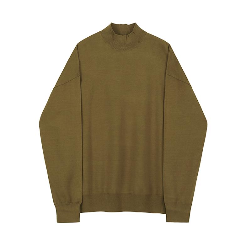 韓国ファッション SELCA-Pullover Base Shirt-mselca2023aw629-08